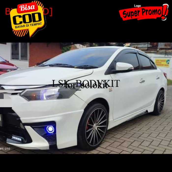Promo Bodykit Toyota Vios 2013-2016 Hyeker Body Kit Bodikit Lentur-Kuat-Tebal Harga 1,391,500 rupiah*Gratis Ongkir