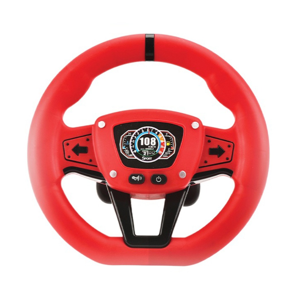 EODKUS Xoay 360 ° Vô Lăng phi công Montessori Đa chức năng Đồ chơi mô phỏng lái xe ô tô Đồ chơi xe hơi lái xe Tương tác Đồ chơi vô lăng mô phỏng Đồ chơi trẻ em - 2