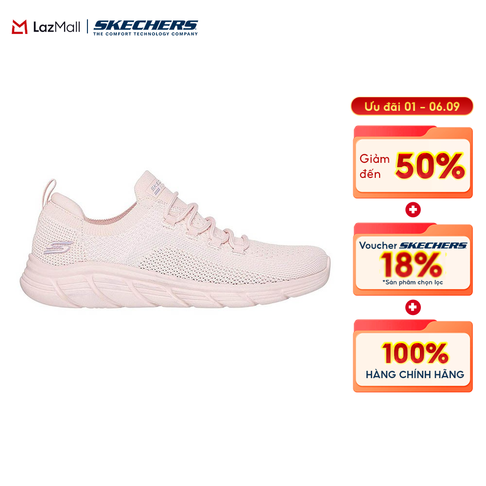 [Chỉ 1-6.9 - Voucher Skechers 18% + Voucher LZD 18%] Giày Thể Thao Nữ Skechers BOBS Sport B Flex Lo Thường Ngày - 117590-LTPK Memory Foam  Online Sale