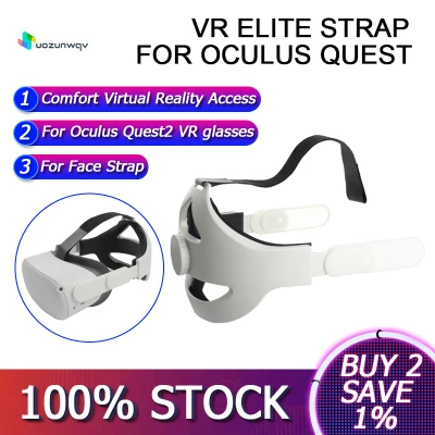 [Ready Stock & HOT SALE ] Adjustable for Oculus Quest 2 Head Strap VR Elite Strap,Supporting Forcesupport Improve Comfort Virtual Reality Access