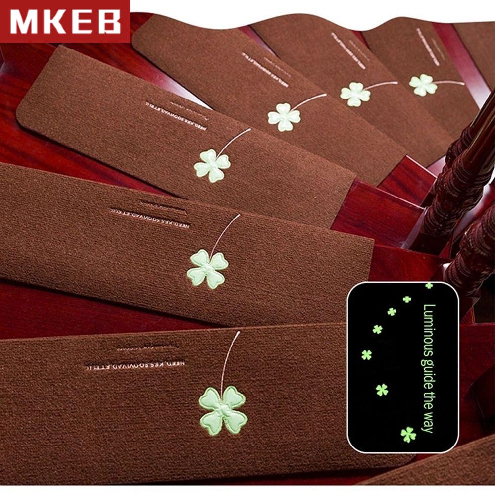 MKEB MALL Tái sử dụng Dễ dàng để làm sạch Có thể giặt Nước Hấp Thụ Chống-Trượt Trang Trí Nội Thất An toàn Câm Lối vào Mat Dính Miễn Phí Sàn Mat Bước Thảm Thảm Bước Pad Cầu thang Mat
