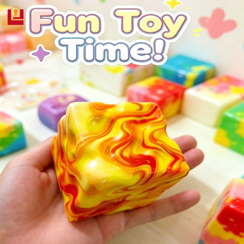 [Stress Relief Squishy Cube Toy for Fun and Relaxation,Squishy Toys, Squishy Squeeze Toys Anti-Stress Toys, Slow Squishies, Stress Relief Toys for Fun and Relaxation.,] ราคา 56 บาท*ส่งฟรี