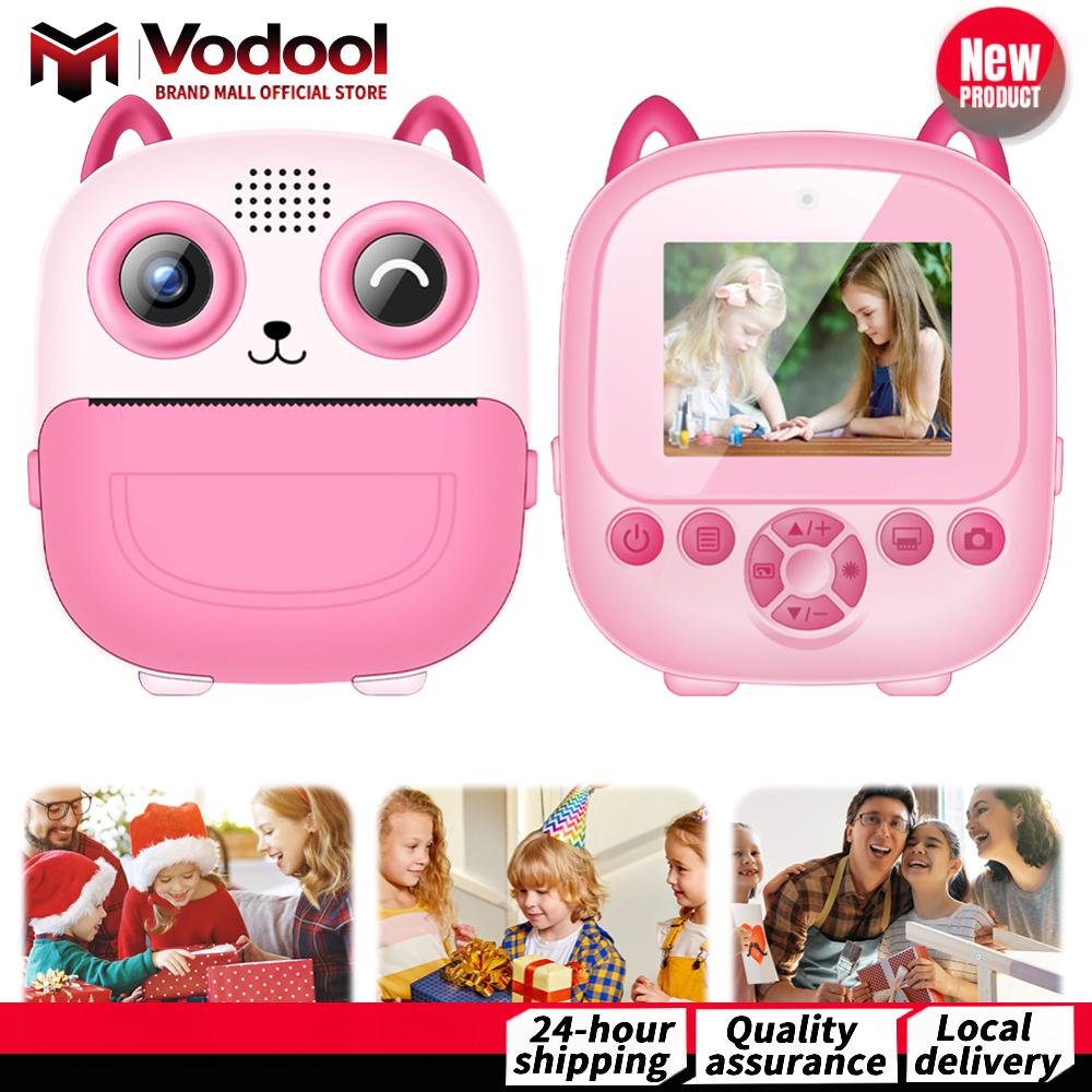 【HOT】 6 In 1 Cute Digital Camera Wireless Portable Video Camera Type-C Rechargeable Mini Instant Print Camera Christmas Birthday Gifts ราคา 699 บาท*ส่งฟรี