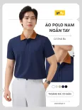 [KOL/KOC] Áo polo nam Yody ngắn tay cổ phối bo basic MCPO25A517
