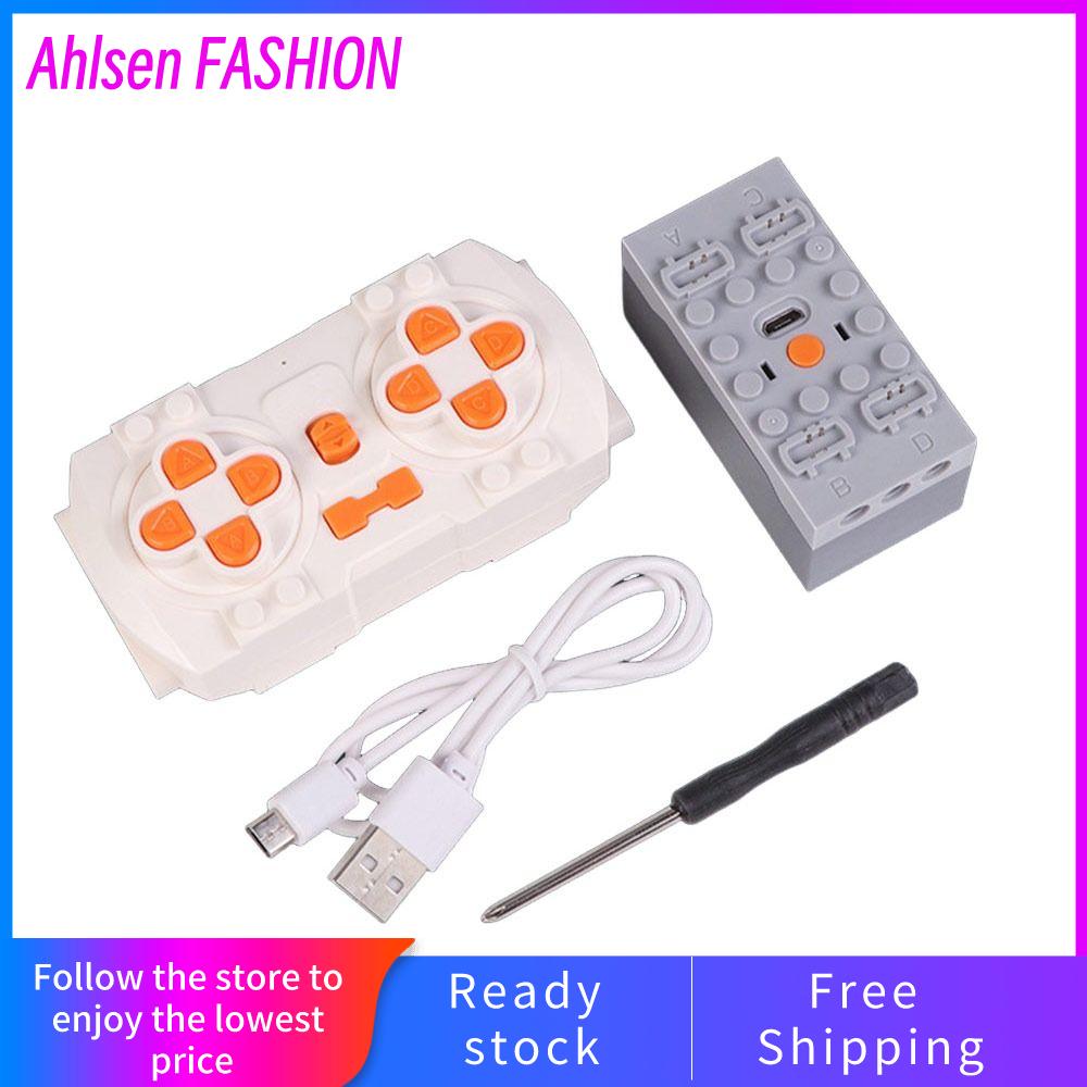 AHLSEN FASHION Có thể sạc lại Bộ điều khiển từ xa Có thể lập trình Điều khiển thông minh Bộ đồ chơi xếp hình Chuyên nghiệp Động cơ M Dự án tự làm