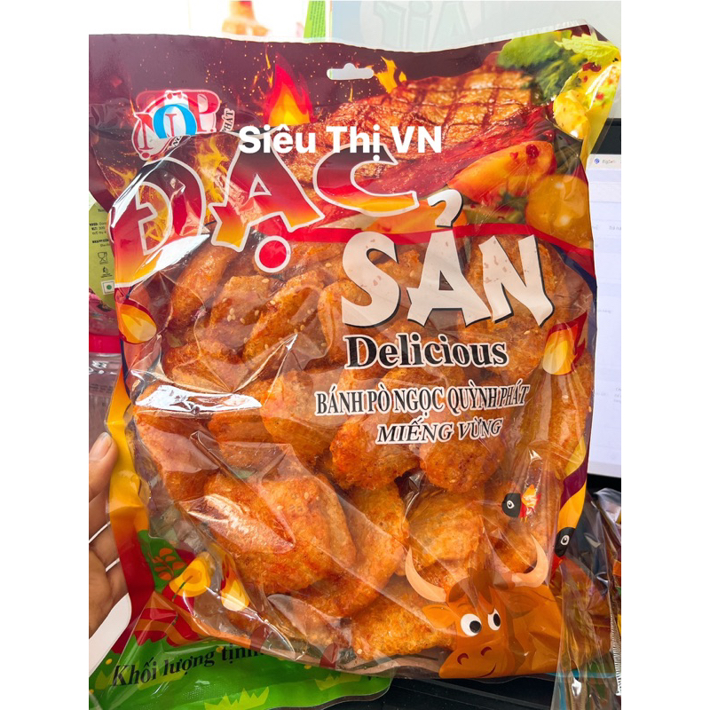 Bịch bánh Pò Đặc Sản Ngọc Quỳnh, Bánh Pò Miếng Vừng 380g
