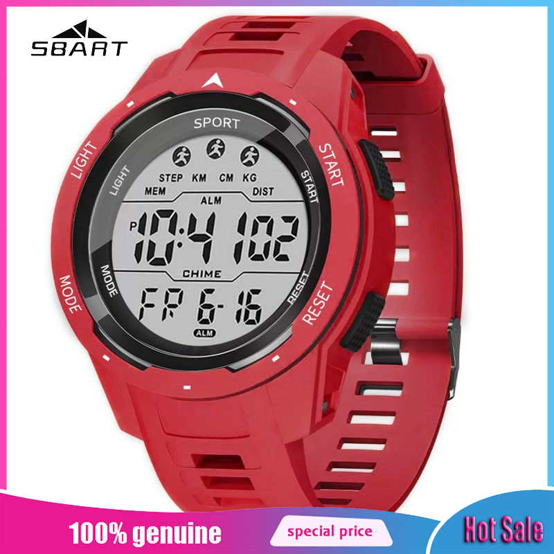Fashionable Multi-Function Sport Digital Watch with Night Light and Water Resistance ราคา 102 บาท*ส่งฟรี