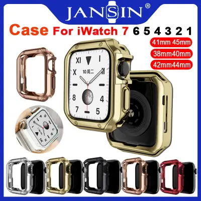 Protective CaseCompatible with Apple Watch Cover Series 7 41mm 45mm Watch Case Compatible with apple watch Series 6 SE 5 4 3 2 1 38MM 42MM 40MM 44MM Smart Bracelet Accessories