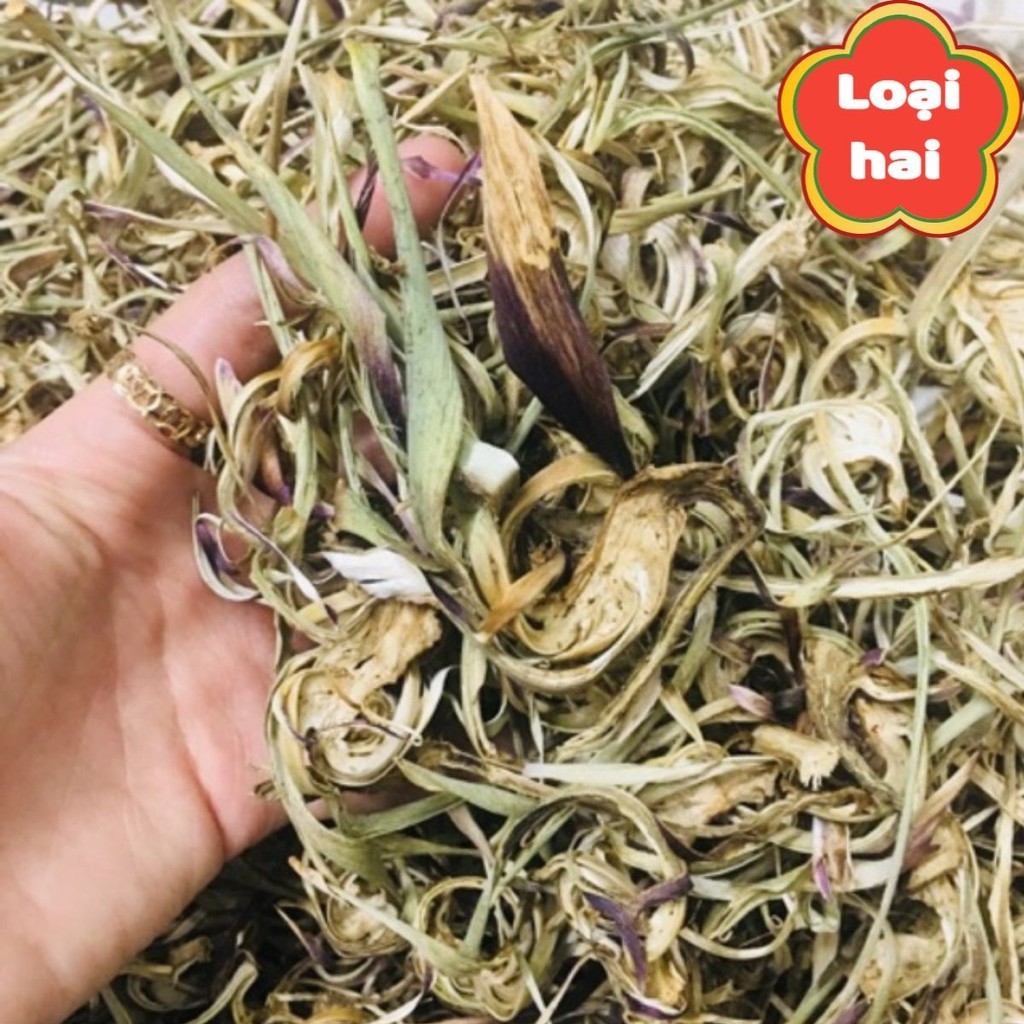  Bông atiso sấy khô loại 2 trộn từ bông thân rễ lá dùng pha nước uống thanh mát giải nhiệt - Đặc sản Thảo Đà Lạt 