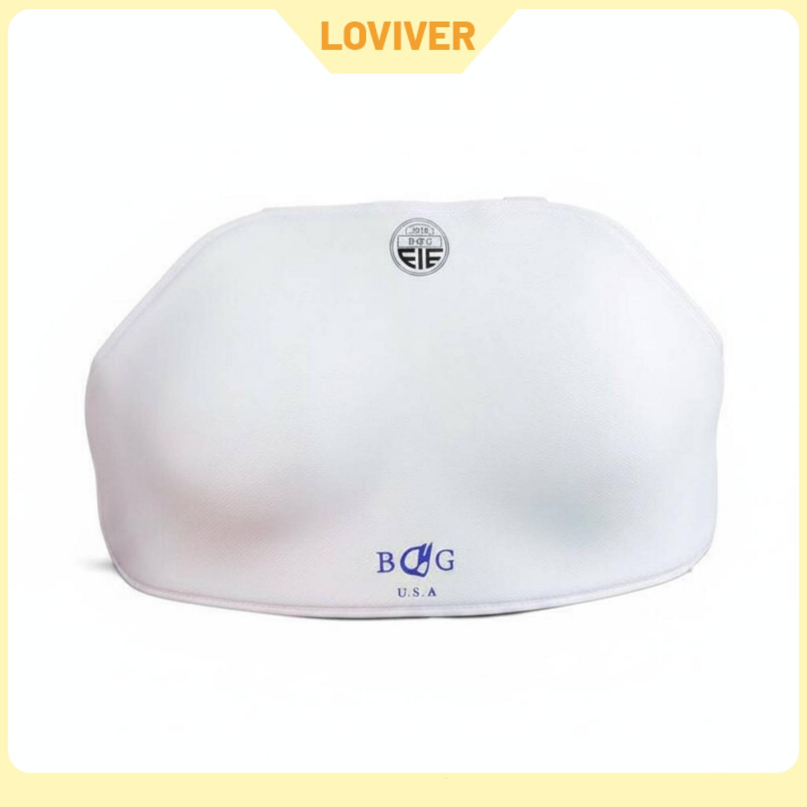 อุปกรณ์กีฬาและกิจกรรมกลางแจ้ง Loviver Fencing Chest Guard Secure Fit อุปกรณ์การฝึกอบรมตัวป้องกันฟันดาบสำหรับผู้ชายผู้หญิงเด็ก