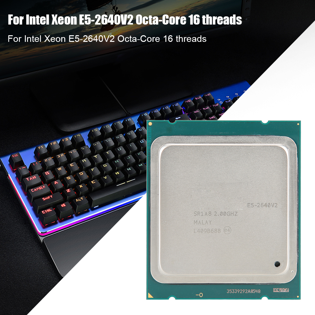 Smate cho Intel Xeon E5-2640V2 2.0Ghz tần số Octa lõi 16 chủ đề LGA2011 Bộ xử lý CPU (S)