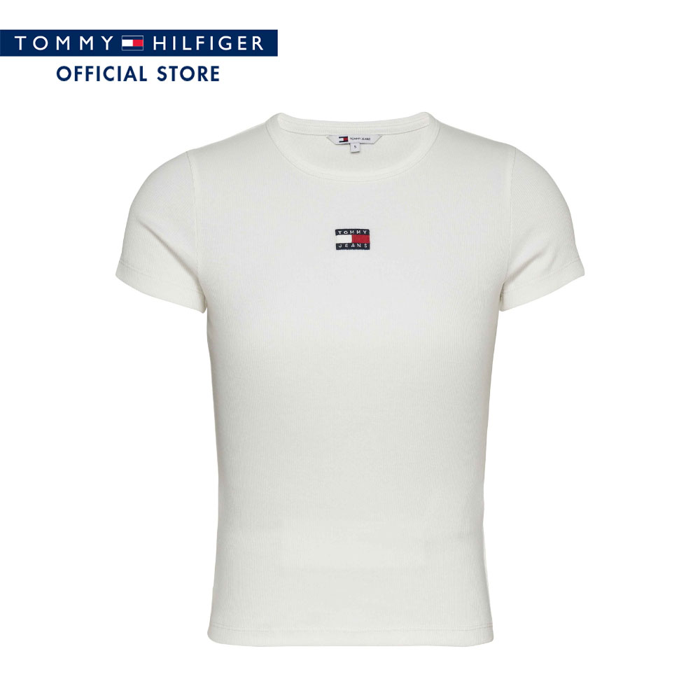 Tommy Hilfiger Women Tee Model DW0DW17881 YBL - White Slim Fit ราคา 1,672 บาท*ส่งฟรี