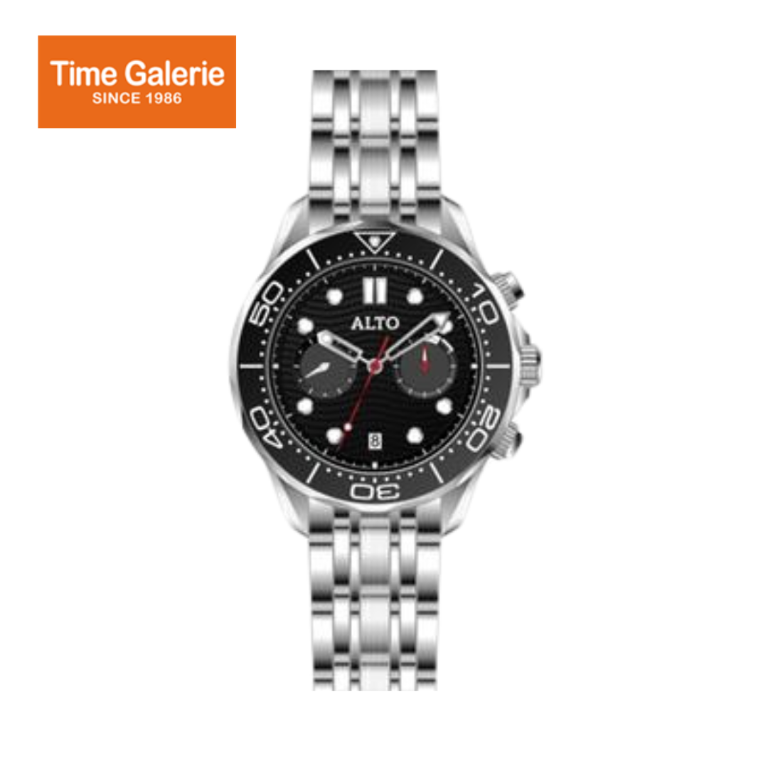 Alto ALT-DI01-SL-BK Men watch Harga 277 Ringgit*Penghantaran Percuma