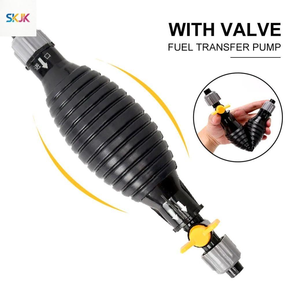 SKJK Phổ thông Bơm dầu khí cầm tay Hướng dẫn sử dụng An toàn Bơm hơi cầm tay Bơm siphon khí lưu lượng cao Với van dòng chảy Bơm nhiên liệu chuyển dầu Dầu
