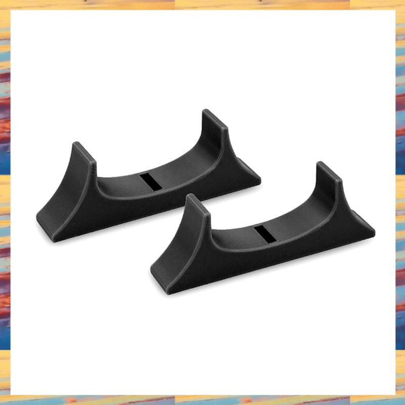 (GRSU) 2 PCS 3D Printed Cooling Foot Bracket Accessories Black Plastic for U Game Console