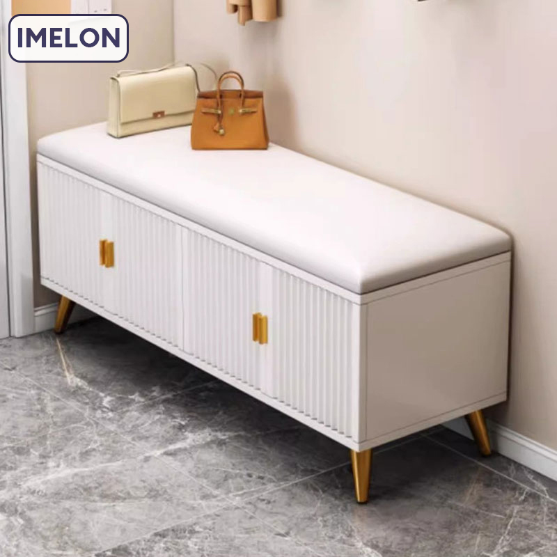 IMELON quả tặng miễn phí TOÀN CỬA HÀNG Tủ Giày Gỗ Cánh Lật Cao Cấp Kết Hợp Nệm Ghế Ngồi Mang GiàyGhế thay giày có thể được sử dụng làm tủ đựng giày ngồi trước cửa nhà trong nhà, lối vào mới, tủ đựng đồ ở sảnh, có thể chứa nhiều lớp ghế đẩu