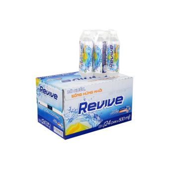 NƯỚC NGỌT REVIVE TRẮNG 500 ML ( THÙNG 24 CHAI )