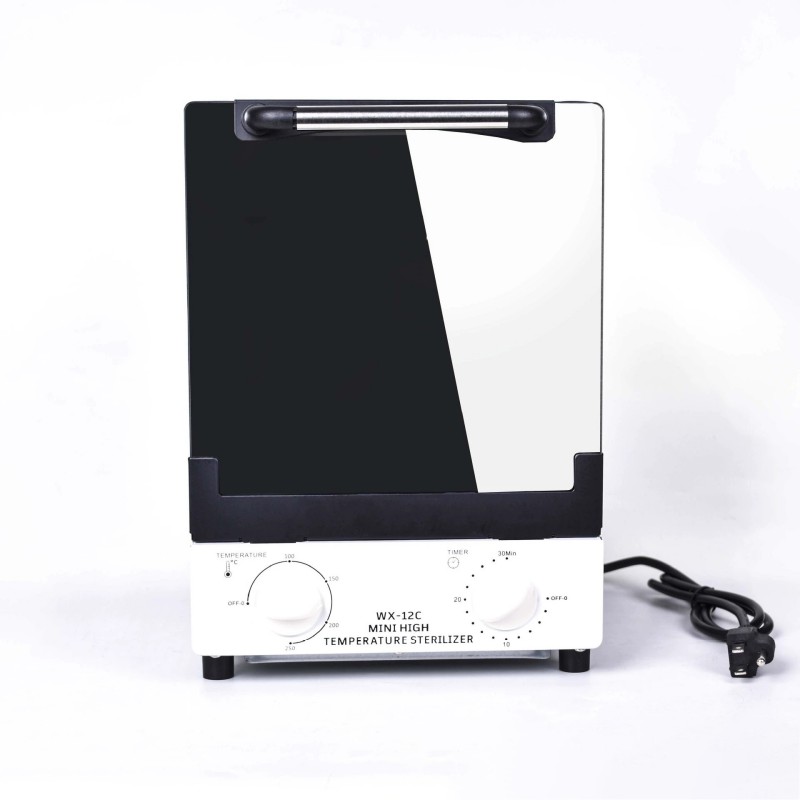 220V High Temperature Sterilizer Kotak Disinfeksi Inframerah Alat Kuku