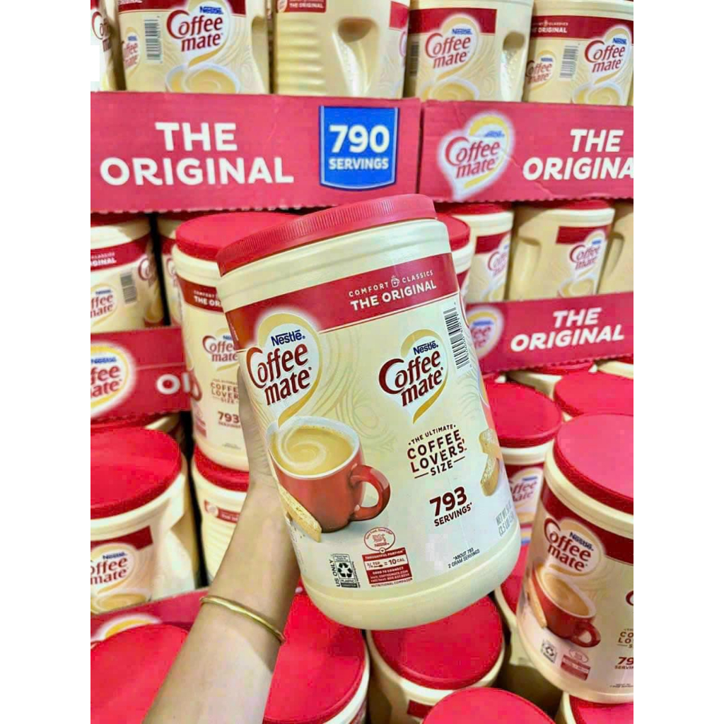 BỘT KEM PHA CAFE MỸ NESTLE COFFEE MATE THE ORIGINAL - là bột kem nguyên bản Orginal không sữa, chất kem mịn hòa quyện cùng với vị cà phê thơm ngon, đậm đà, tạo vị béo nhưng không ngọt, giúp gia tăng độ thơm ngon của tách cà phê so với pha thông thường