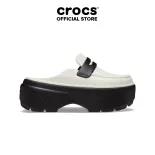 Giày Thời Trang Unisex Crocs Stomp Loafer - Linen Black - 209937-1HR