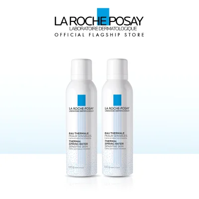 LA ROCHE-POSAY Thermal Spring Water Twinpack 300ml | Hydrating Face Mist safe for newborns, children, pregnant women
