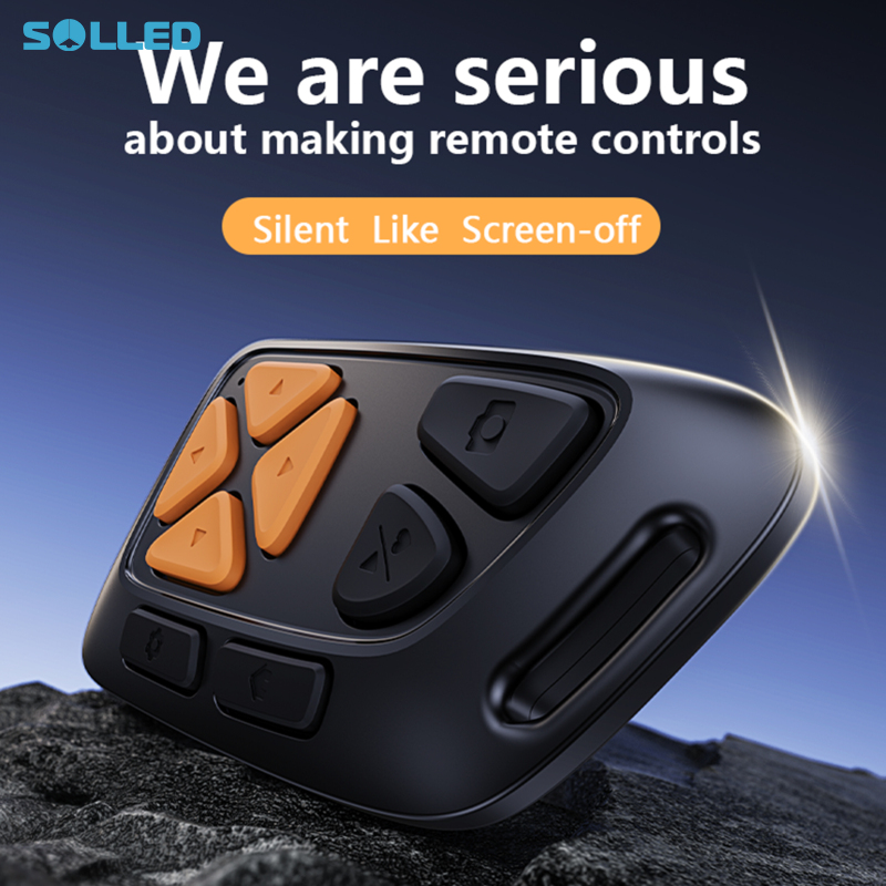 Remote Control Wireless Page Turner Video Scrolling Remote Camera Shutter Remote 10M Control Range For Cell Phone