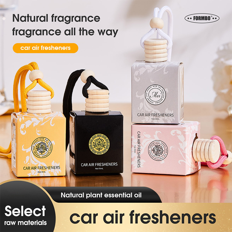 Halloween 8ml Fresh Natural Car Perfume Fruity Scent Car Air Fresheners Brand Lasting Coconut Peach 