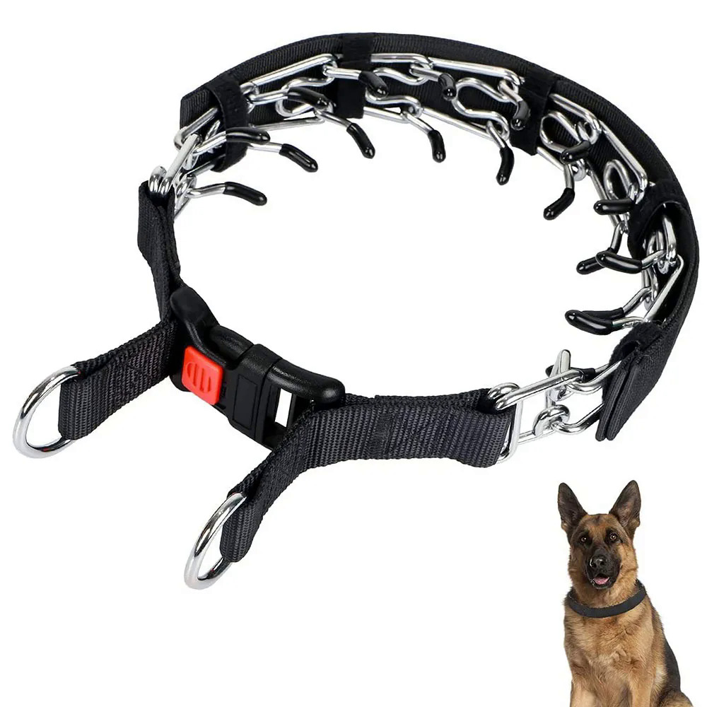 Không có kéo prong Pinch cổ áo cho chó vật nuôi có thể điều chỉnh đào tạo cổ áo với phát hành nhanh chóng Snap khóa cho nhỏ vừa lớn dogs1.14