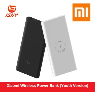 Xiaomi Mi 10000mAh Wireless Powerbank Youth Version (2019) 10W Qi Wireless Charging Fast Charge Power Bank