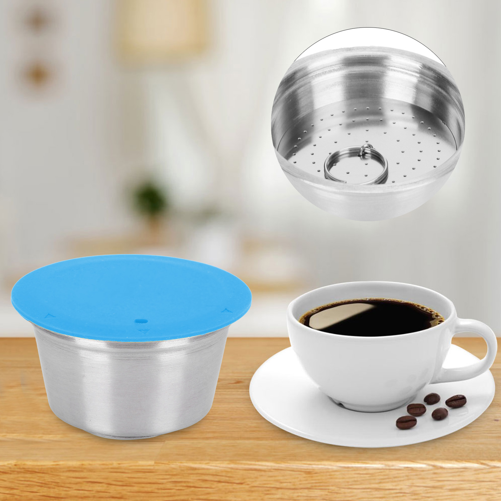 Cà phê khay đựng viên nang phụ kiện máy viên nang cho Espresso Cappuccino latte machiato (Màu Vàng)