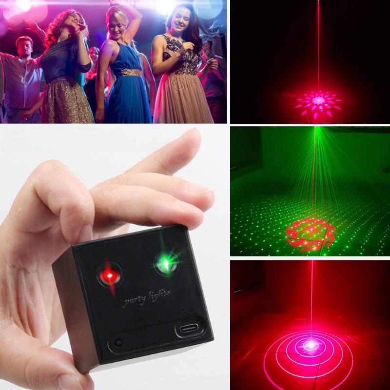 Store HHDKE4 1pcs xách tay sân khấu KTV Disco Đèn bầu không khí đèn laser có thể sạc lại Mini Laser Đảng ánh sáng flash cho Đảng Xmas Câu lạc bộ thanh đám cưới