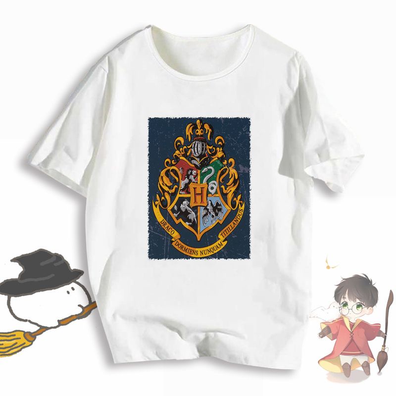 COD Harry Potter Hogwarts Slytherin Gryffindor short-sleeved T