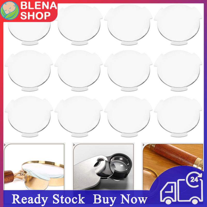 BLENASHOP 30 chiếc ống kính VR Ống kính chặn ánh hai mặt lồi Vật tư kính 3D VR Ống kính lồi tròn Kính VR Phần ống kính lồi Ống kính di động Kính VR Ống kính nhựa