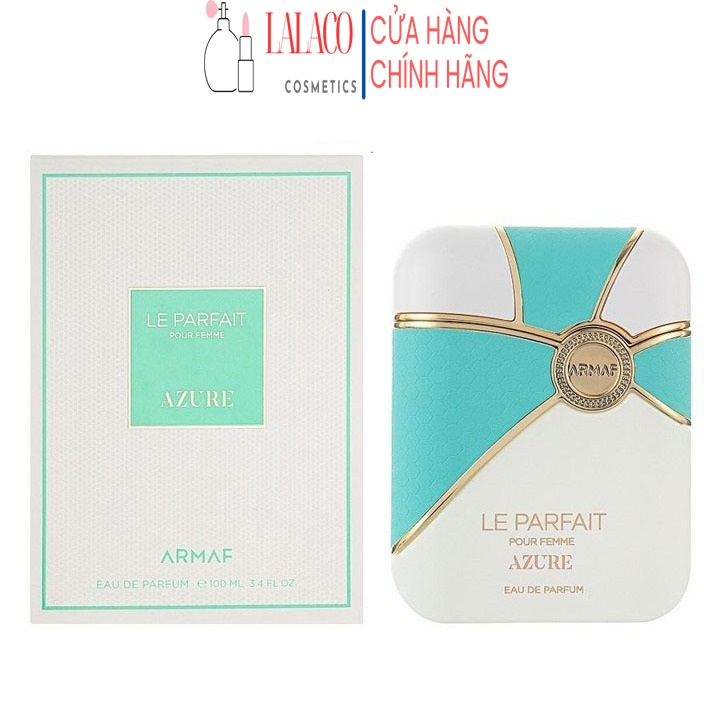 Nước Hoa Nữ Armaf Le Parfait Azure Pour Femme EDP 100ml; thanh mát như mùa hè trên bãi biển
