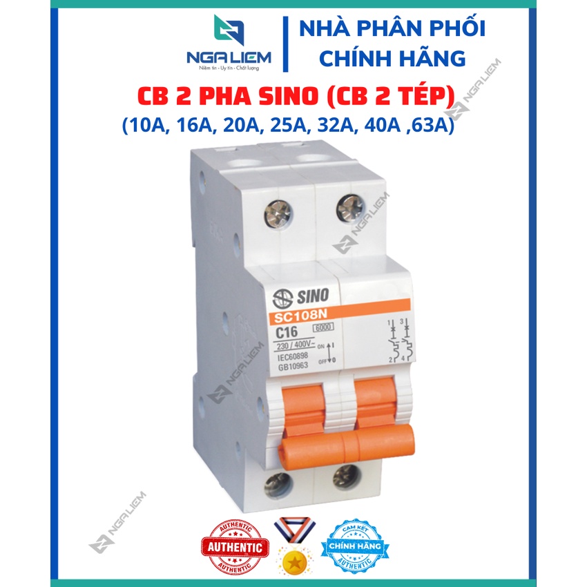 Cb 2 tép sino ps45n - 2 cực
