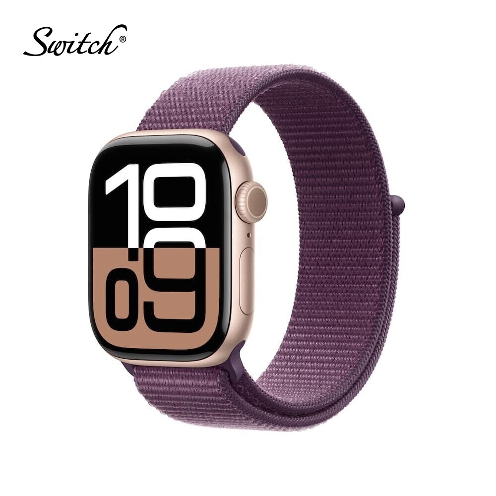 [New] Apple Watch Series 10 Aluminium Case with Sport Loop (2024), GPS only