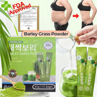 Bột lúa non cao cấp Golden Herb Premium 100g giàu chất xơ tốt cho tiêu hoá, đẹp da