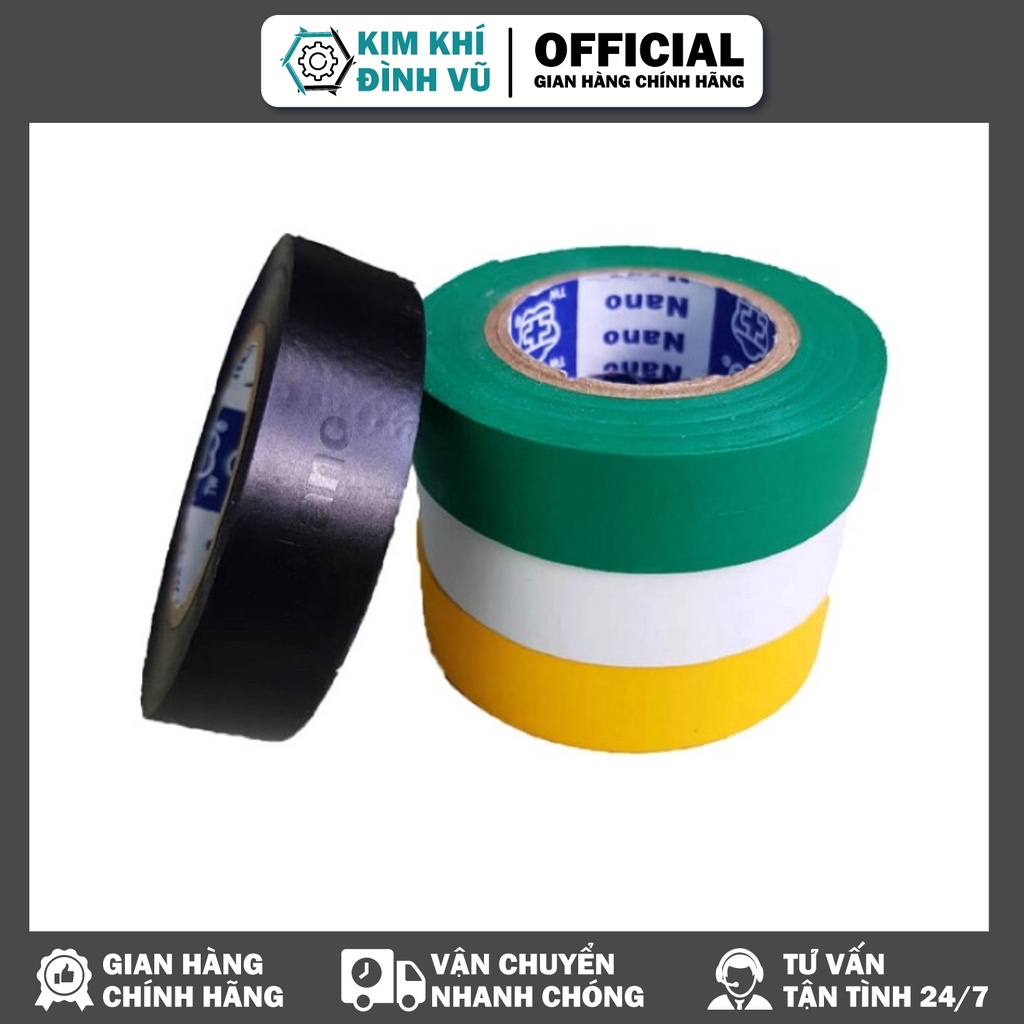 Băng dính điện nano màu vàng,màu đen