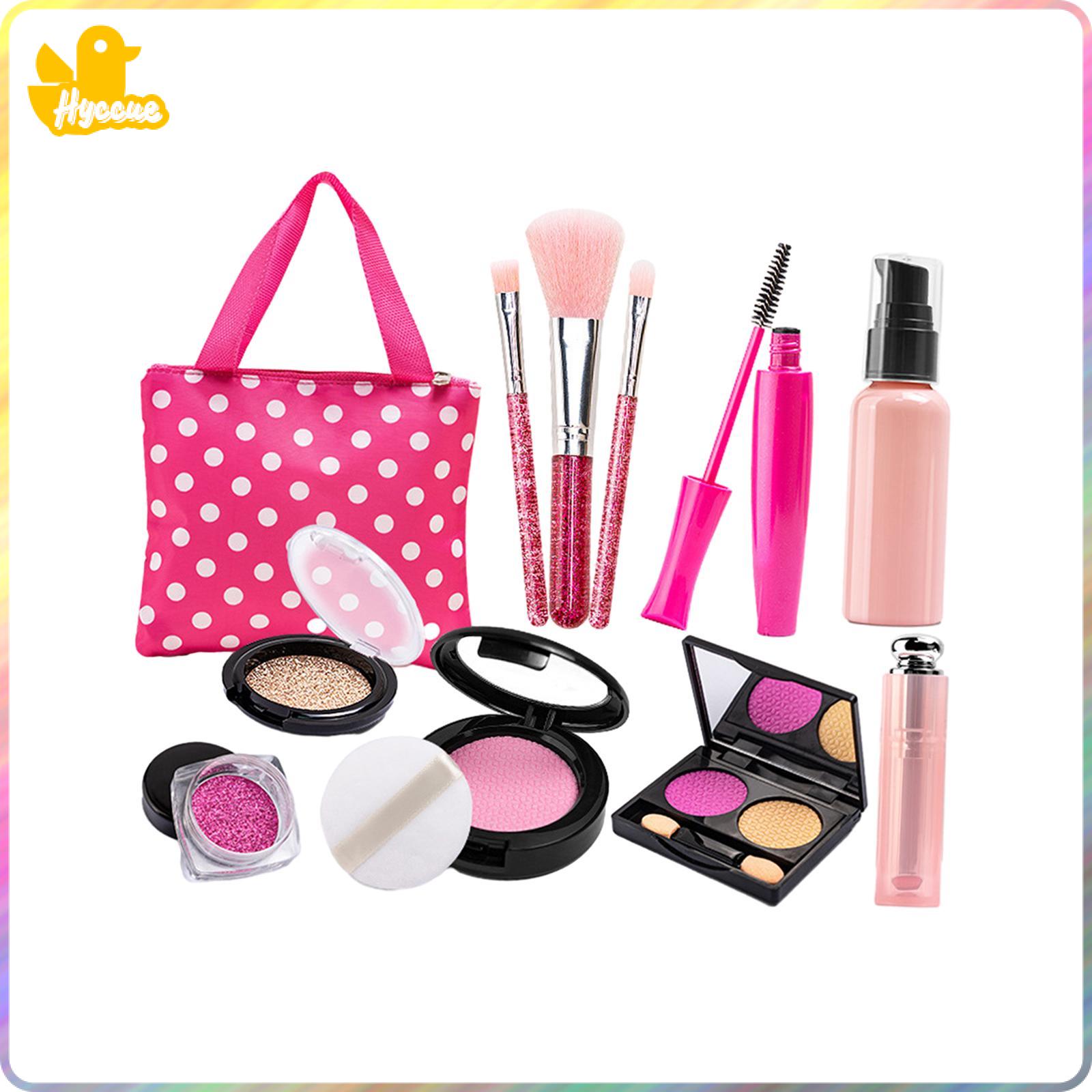 Hyccue Kids Washable Makeup Pretend Play Toy Set Role Playing Toy Makeup
