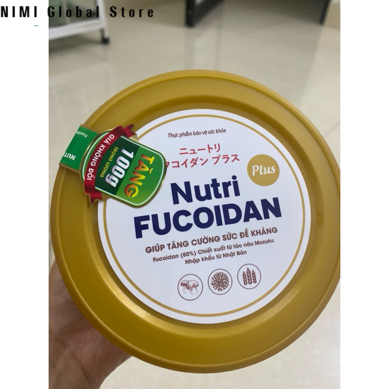 Sữa Nutri Fucoidan Plus thực dưỡng miễn dịch fucoidan hộp 500gr NT ANNHIEN hàng mới miễn phí vận chuyển khuyến mãi bảo hành chính hãng sức khỏe bổ sung dinh dưỡng cho trẻ em và người lớn - 3