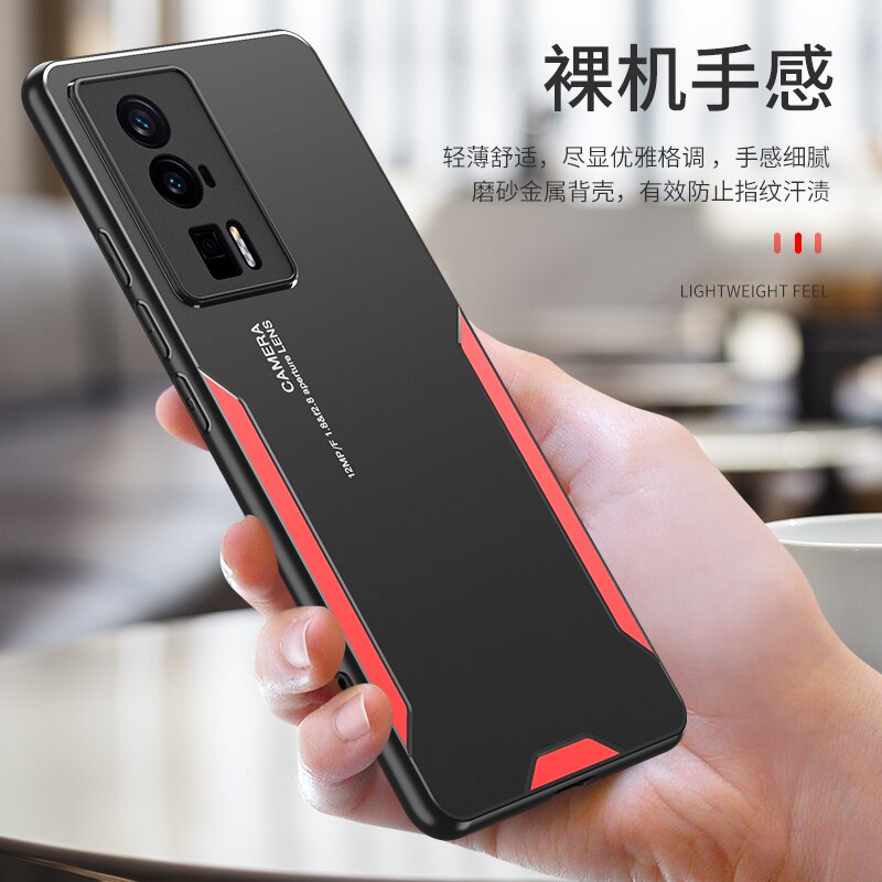 Redmi K60 Pro K 60 Trường Hợp Sang Trọng Laser Khắc Kim Loại Nhôm Hợp Kim Ốp lưng cho Xiaomi Redmi K60 Pro K60Pro Ốp điện thoại