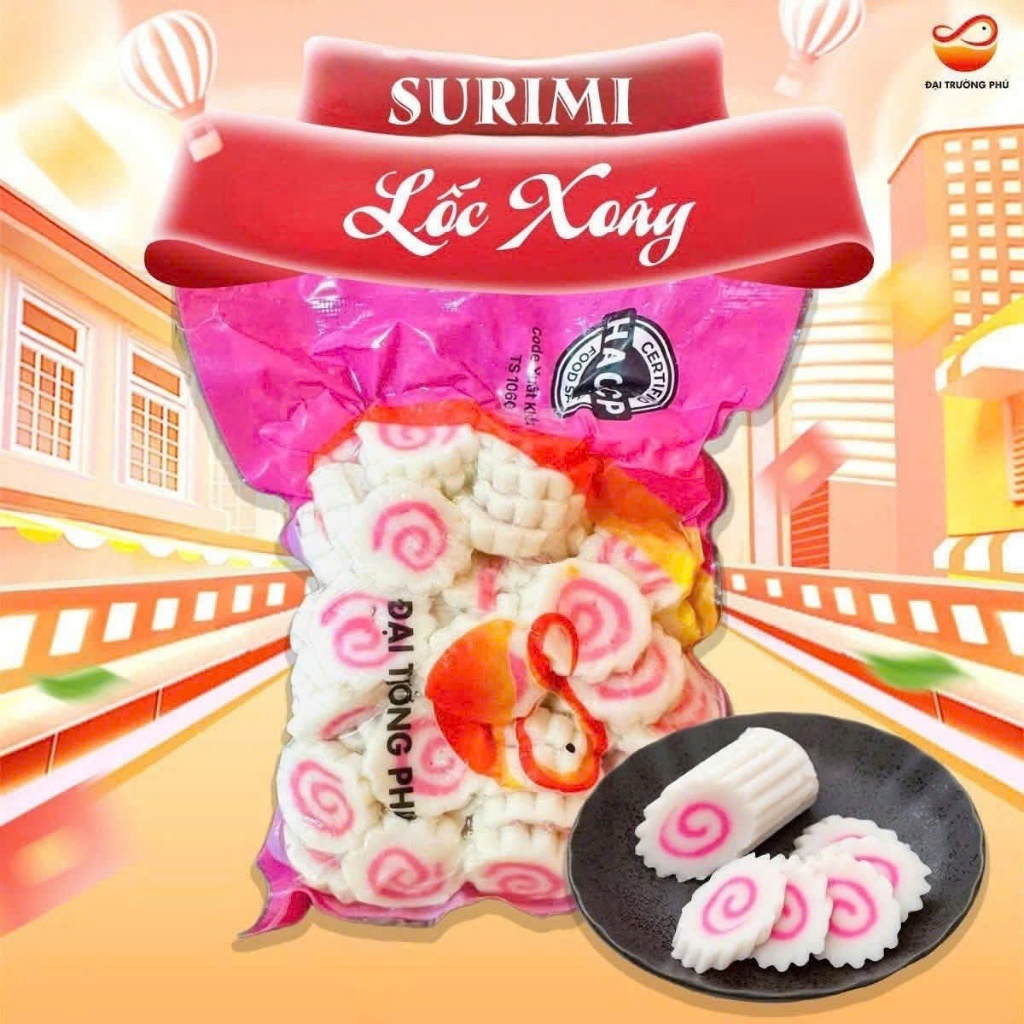 Chả cá lóc xoáy đại trường phú gói 500gram ( giao TPHCM )