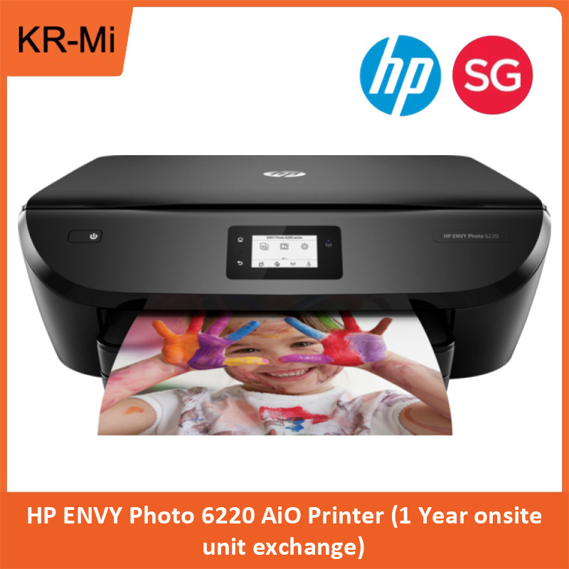 HP ENVY Photo 6220 AiO Printer (1 Year onsite unit exchange) Singapore