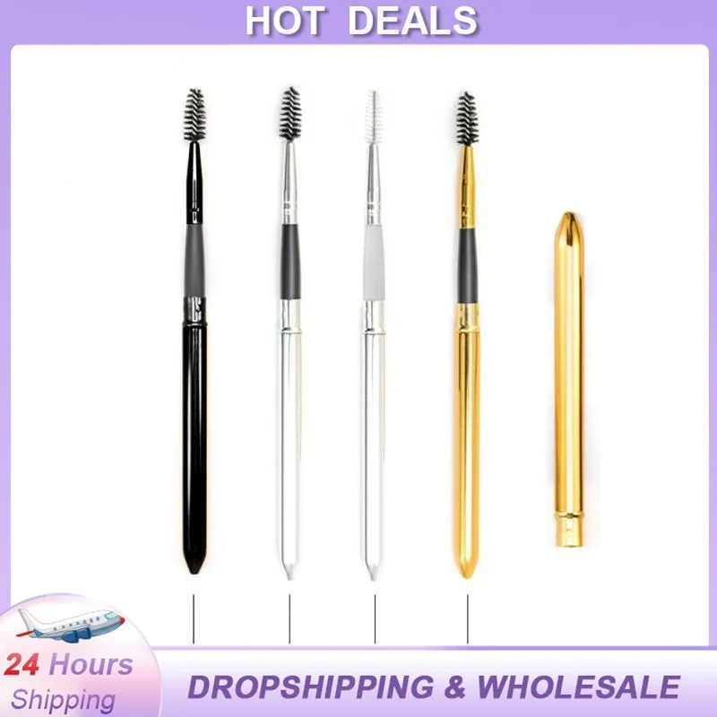 {XIXI Makeup tools} Eyebrow Eyelash Makeup Brushes Portable Mascara Eyelash Brushes Wands Applicator Spiral Eyelash Curler Makeup Tools