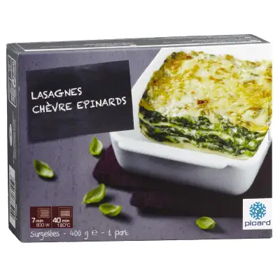 Picard Goat Cheese and Spinach Lasagne - Frozen