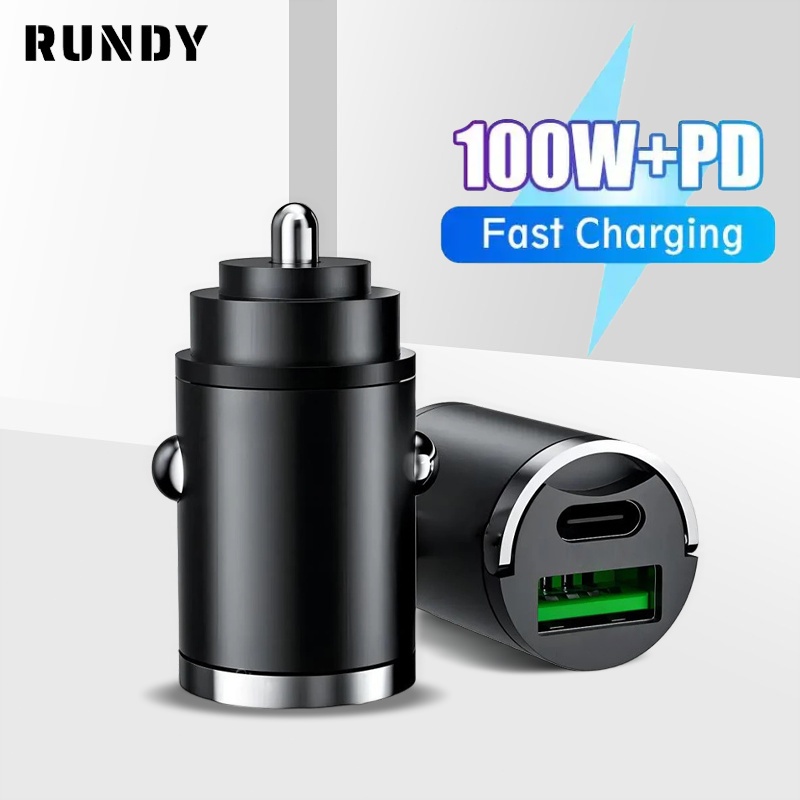 RUNDY【COD】Pengisi Daya Cepat Charger Usb Mobil Casan Hp Buat Di Dalam Mobil Mobil Super Cepat Adaptor Charger Mobil Adaptor Pengisi Daya Telepon Tersembunyi Port Usb Tipe-c 100W Harga 43,000 rupiah*Gratis Ongkir