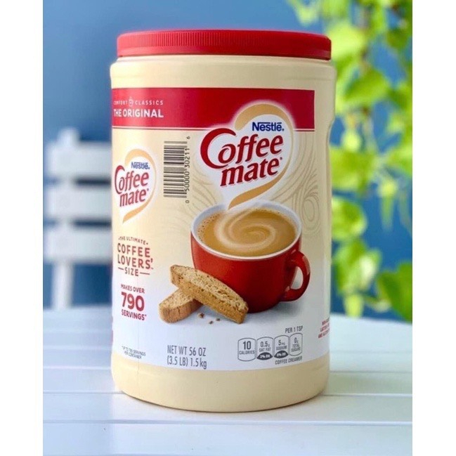 Bột Kem Sữa Nguyên Chất COFFEE MATE Hũ 1.5kg Date 2027