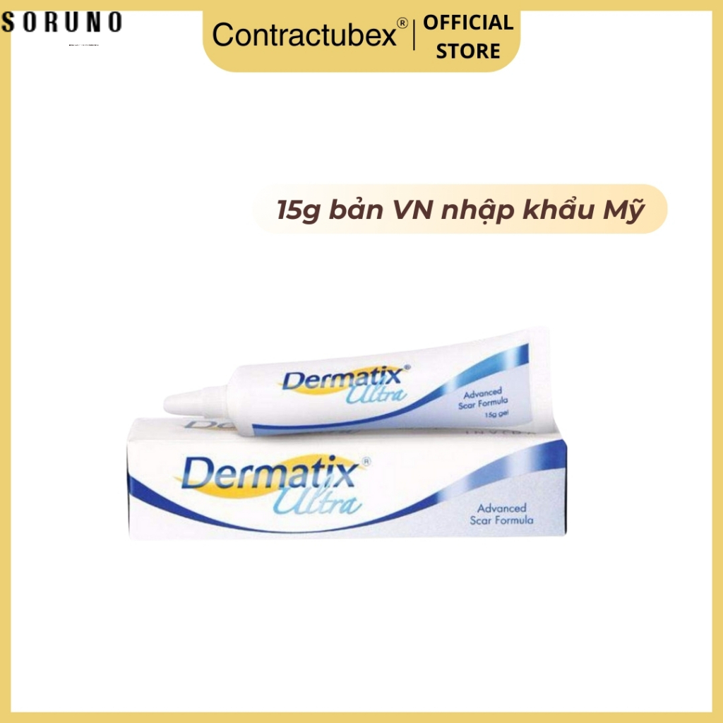 Gel bôi sẹo Dermatix Ultra của Mỹ 7g và 15g hỗ trợ điều trị sẹo lồi sẹo thâm sẹo rỗ hiệu quả miễn ph