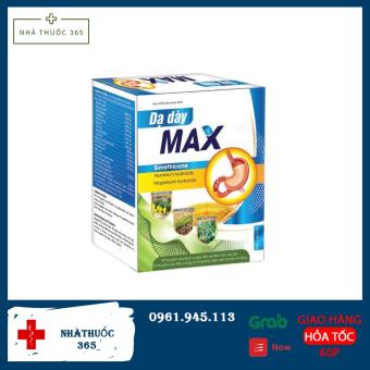 DẠ DÀY MAX giảm acid dịch vị, bảo vệ niêm mạc dạ dày - Hộp 20 ống