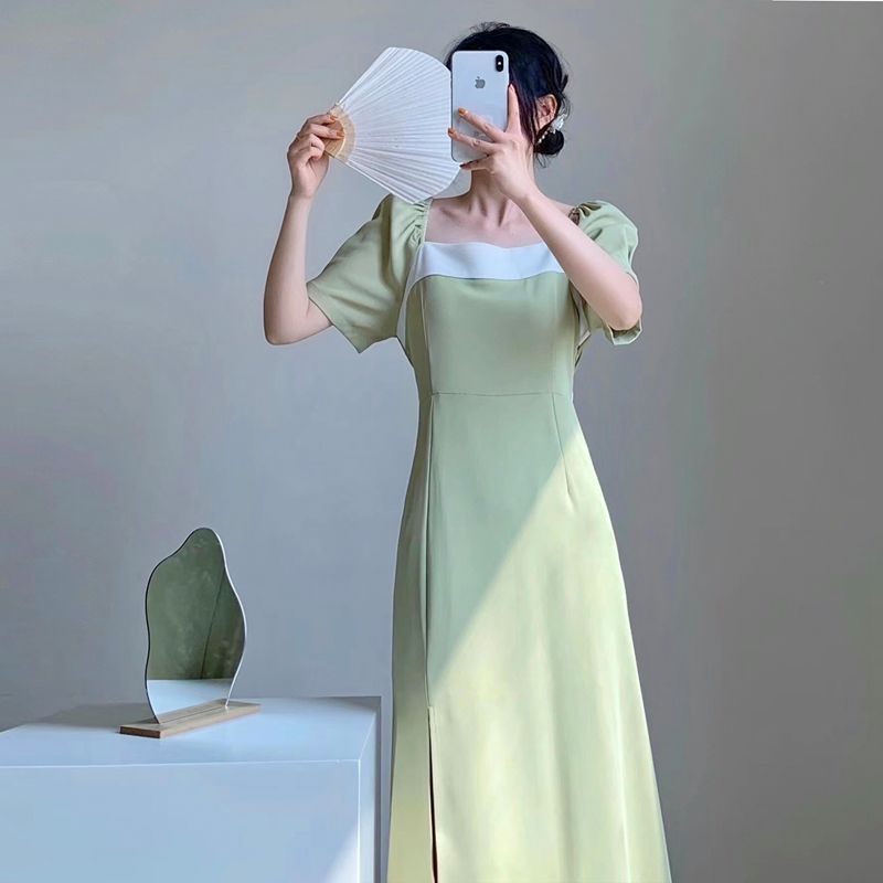 green flowery prom dress May Queen MQ1920 main image 0